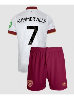 Detské Futbalové oblečenie West Ham United Crysencio Summerville #7 2024-25 Krátky Rukáv - Tretina (+ trenírky)